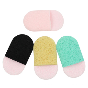 Mix Color Dual Layer Glove Washing Face Sponge Latex Free Material Soft Cleansing Sponge Facial Cosmetic Remover